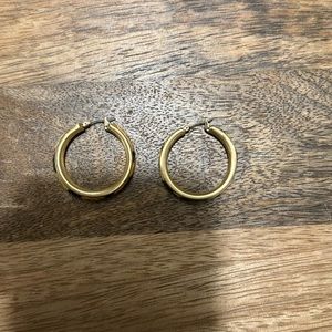 Lucky Brand Gold Hoops